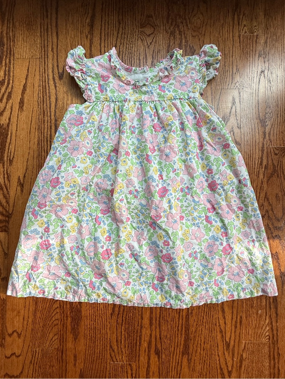 Cecil and Lou Floral Ruffle Sleeve Dress Sz 5